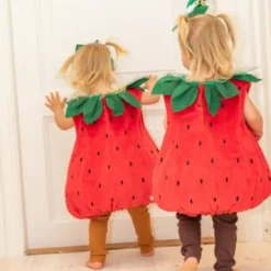 That's Mine - Livia Jordbær Kostume Til Børn - 1-3 År