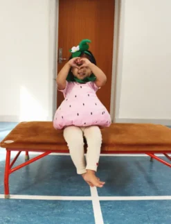 That's Mine - Livia Jordbær Kostume Til Børn - 3-6 År - Lyserød