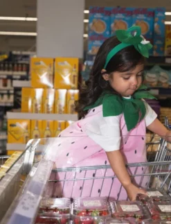 That's Mine - Livia Jordbær Kostume Til Børn - 3-6 År - Lyserød