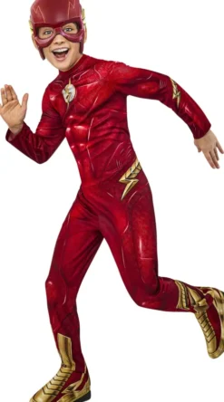 The Flash Kostume Til Børn - Dc Comics - 8-10 År - Rubies