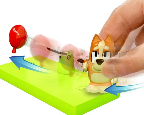 Tile Town -Bluey Magnetiske Mini Legesæt - Keepy Uppy Bingo Tile Set