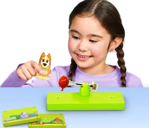 Tile Town -Bluey Magnetiske Mini Legesæt - Keepy Uppy Bingo Tile Set