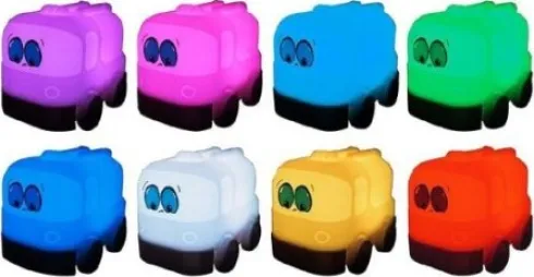 Tiny Tot - Brandbilen Billy Med USB Og 8 Farver - Natlampe