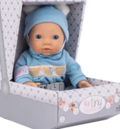 Tiny Treasures - Dukke - My First Tiny Treasures - Blå