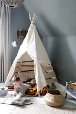 Tipi Telt Til Børn - Hvid - Small Foot