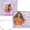 Top Model - Armbånd Med Perler Og Tekst Til Børn - Assorteret