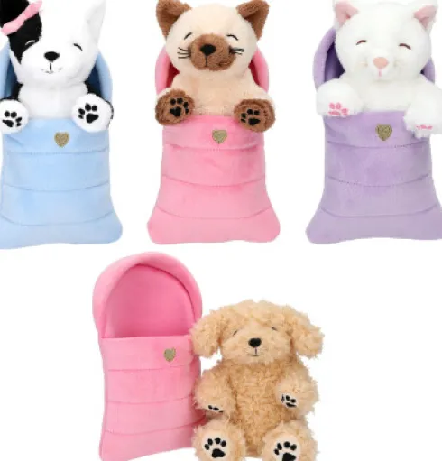 Top Model - Bamse Hund I Sovepose - Assorteret