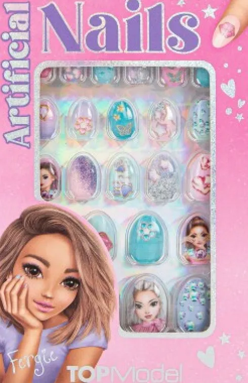 Top Model - Kunstige Negle Til Børn - Artificial Nails - 24 Stk