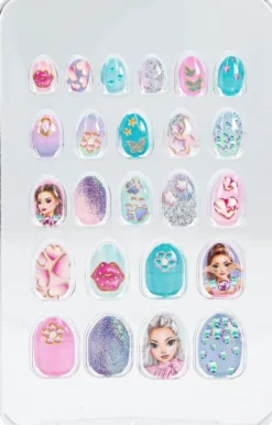 Top Model - Kunstige Negle Til Børn - Artificial Nails - 24 Stk