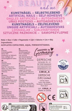 Top Model - Kunstige Negle Til Børn - Artificial Nails - 24 Stk
