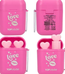 Top Model - Lip Gloss Headphone Case Sæt Til Børn