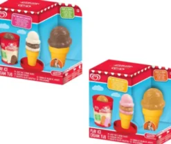 Toy Play Ice Cream Tub - Assorteret