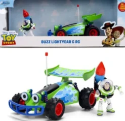 Toy Story - Buzz Lightyear & Rc Fjernstyret Turbo Buggy - Jada