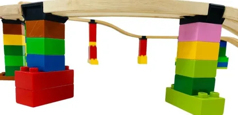 Toy2 Track Connectors - Extra Basis - 8 Dele