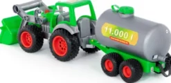 Traktor Med Frontlæsser Og Tankvogn - Til Børn - Polesie - 57 CM
