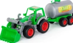 Traktor Med Frontlæsser Og Tankvogn - Til Børn - Polesie - 57 CM
