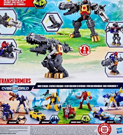 Transformers - Grimlock Dino Figur - Cyberworld - Hasbro G0748