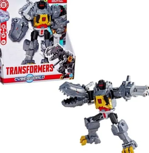 Transformers - Grimlock Dino Figur - Cyberworld - Hasbro G0748