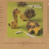 Trædyr - Safari - H 3-14,5 CM - Tykkelse 2 CM - 10 Stk