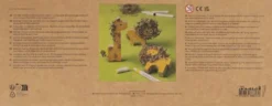 Trædyr - Safari - H 3-14,5 CM - Tykkelse 2 CM - 10 Stk