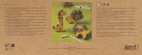 Trædyr - Safari - H 3-14,5 CM - Tykkelse 2 CM - 10 Stk