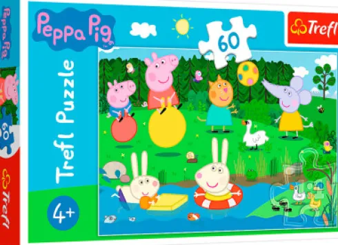 Trefl Gurli Gris Puslespil Holiday Fun - 60 Brikker