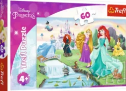 Trefl Puzzle - Disney Princess - Meet The Princesses - 60 Brikker