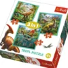 Trefl - The Extraordinary World Of Dinosaurs Puslespil 3-I-1
