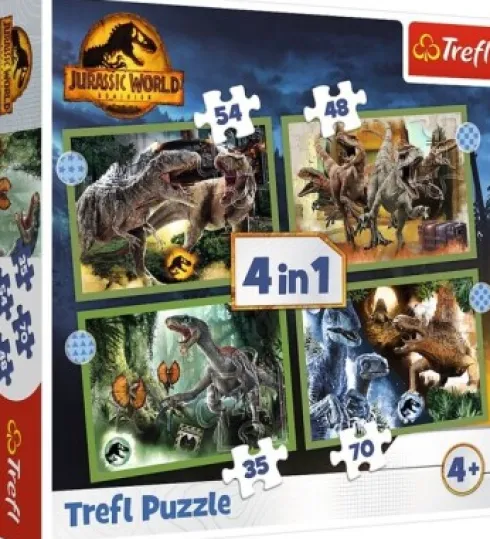 Trefl - Threatening Dinosaurs 4-I-1