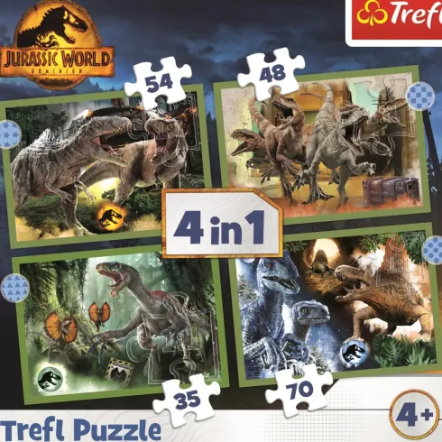 Trefl - Threatening Dinosaurs 4-I-1