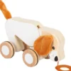 Trækdyr Hund I Træ - Med Knitrende Ører - Small Foot