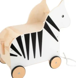 Trækdyr Legetøjskasse Til Børn - Zebra - Træ - Small Foot