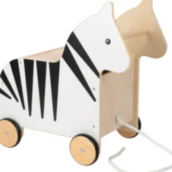 Trækdyr Legetøjskasse Til Børn - Zebra - Træ - Small Foot