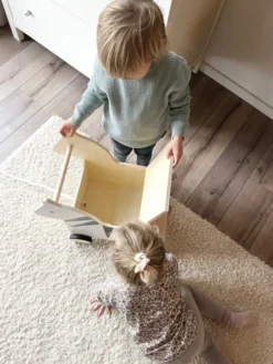 Trækdyr Legetøjskasse Til Børn - Zebra - Træ - Small Foot