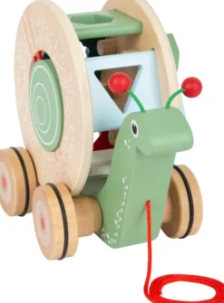 Trækdyr Med Puttekasse - Snegl - Træ - Small Foot