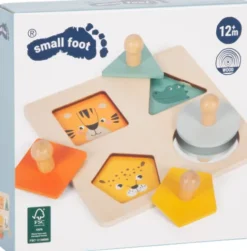 Træpuslespil Med Former Og Billeder - Montessori - Small Foot