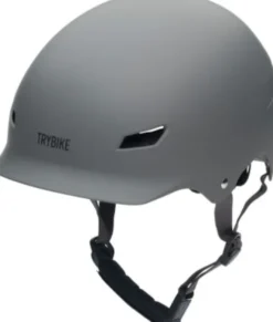 Trybike - Cykelhjelm Til Børn - Retro - S/M - 51-56 CM - Antracitgrå