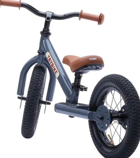 Trybike - 2 Hjul Stål - Antracitgrå