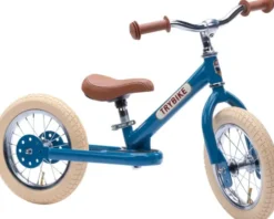 Trybike - 2 Hjul Stål - Vintage Blå