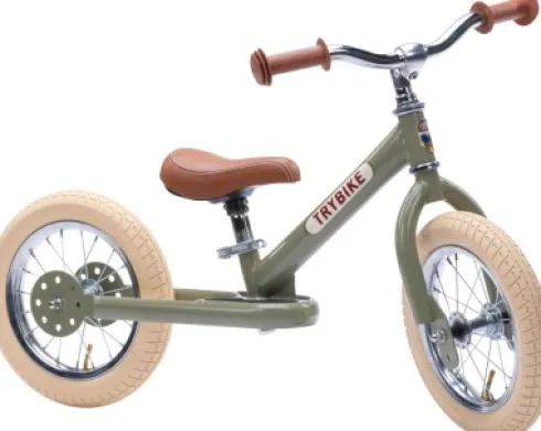 Trybike - 2 Hjul Stål - Vintage Grøn