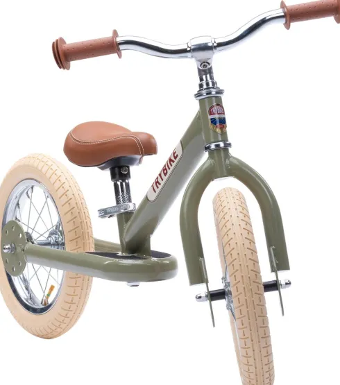 Trybike - 2 Hjul Stål - Vintage Grøn