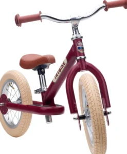 Trybike - 2 Hjul Stål - Vintage Rød