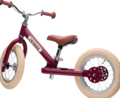 Trybike - 2 Hjul Stål - Vintage Rød