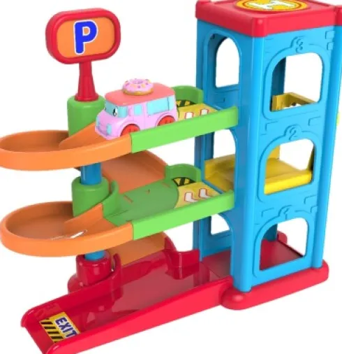 Ttiny Teamsterz Garage I 3 Etager - Med 1 Bil
