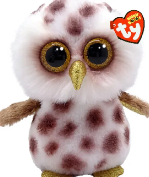 Ty Bamse - Beanie Boos - Whoolie Den Plettede Ugle - 15 CM
