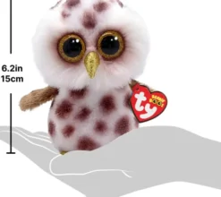 Ty Bamse - Beanie Boos - Whoolie Den Plettede Ugle - 15 CM