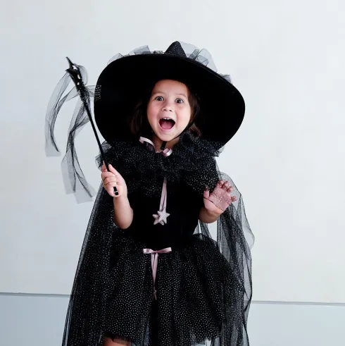 Tylskørt Til Børn - Sort Heks Halloween - Mimi & Lula