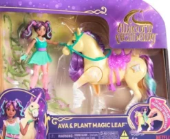 Unicorn Academy - Dukke Ava & Plante Magisk Blad
