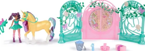 Unicorn Academy - Enhjørningeakademiet Ava & Leaf Stald Legesæt - 6072051