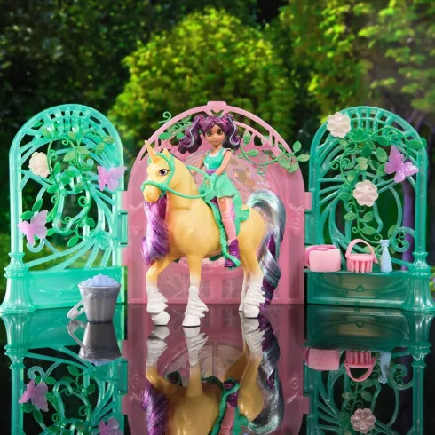 Unicorn Academy - Enhjørningeakademiet Ava & Leaf Stald Legesæt - 6072051